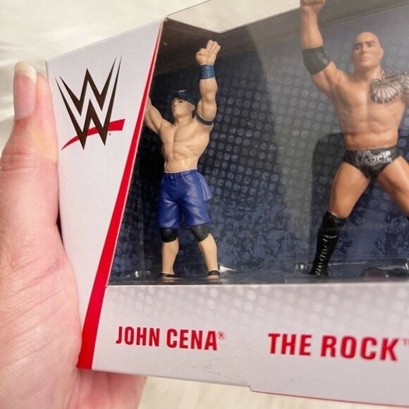 WWE Collector 5-pack John Cena, The Rock, AJ, Finn, Roman Reigns Action New - Picture 6 of 12